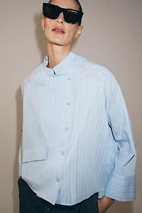 STRIPED POCKET SHIRT ZW COLLECTION