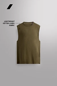 LIGHTWEIGHT LINEN COTTON TANK TOP
