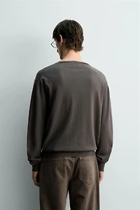 LIGHTWEIGHT COTTON-LINEN JUMPER