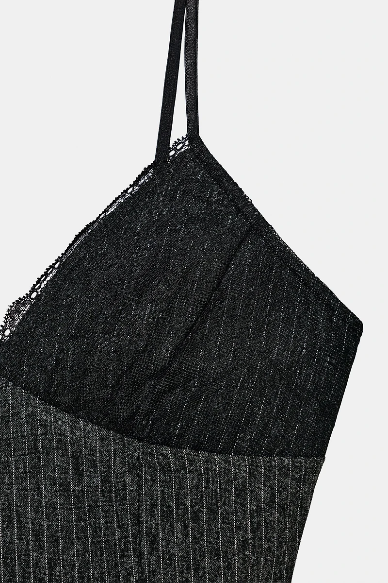 PINSTRIPE CAMISOLE TOP