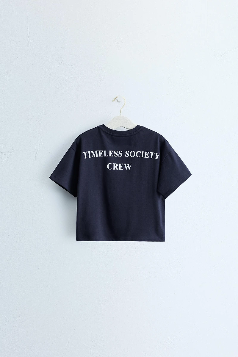 ZARA TIMELESS - TEXT PRINT T-SHIRT