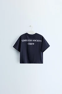 ZARA TIMELESS - TEXT PRINT T-SHIRT