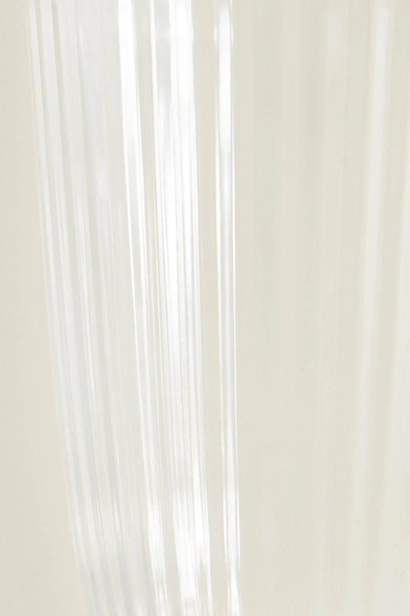 LINE-DESIGN GLASS SOFT DRINK TUMBLER