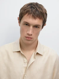 Lightweight regular fit twill shirt