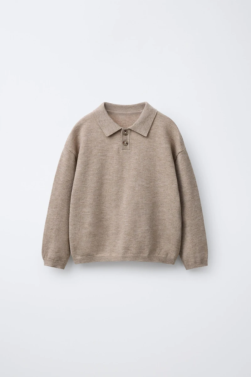 PULL POLO EN MAILLE