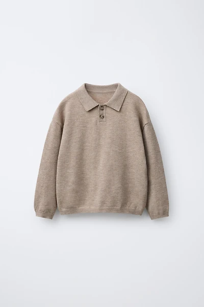 PULL POLO EN MAILLE