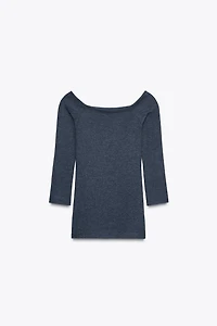 T-SHIRT COL BATEAU