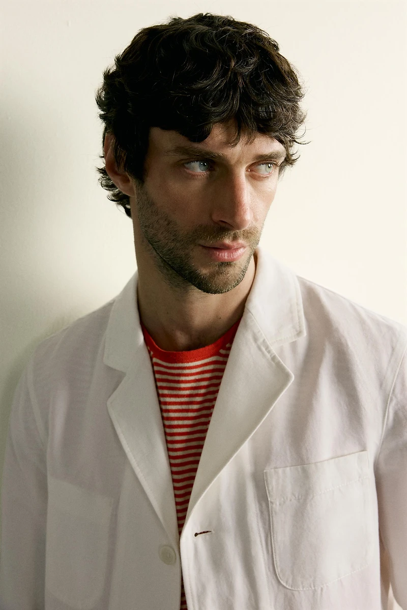 REGULAR FIT POCKET OVERSHIRT
