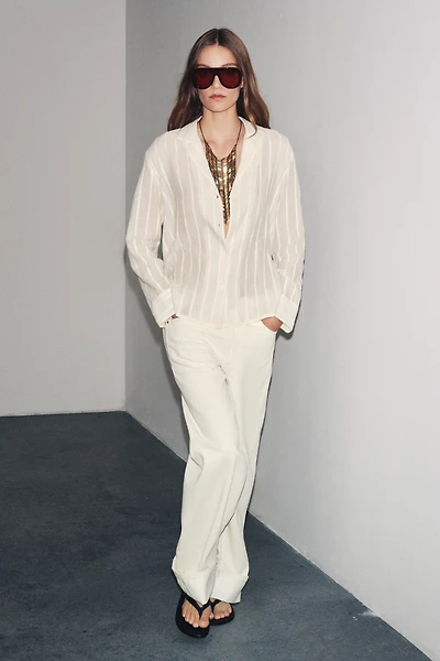 ZW COLLECTION STRIPED SHIRT