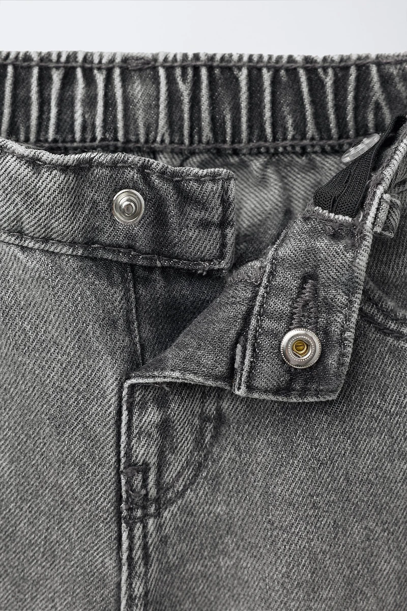 STAR APPLIQUÉ WIDE LEG JEANS