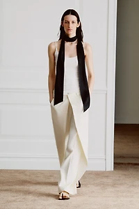 ZW COLLECTION FRONT PLEATED PANTS