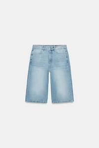 BERMUDA EN JEAN TAILLE MOYENNE ZW COLLECTION