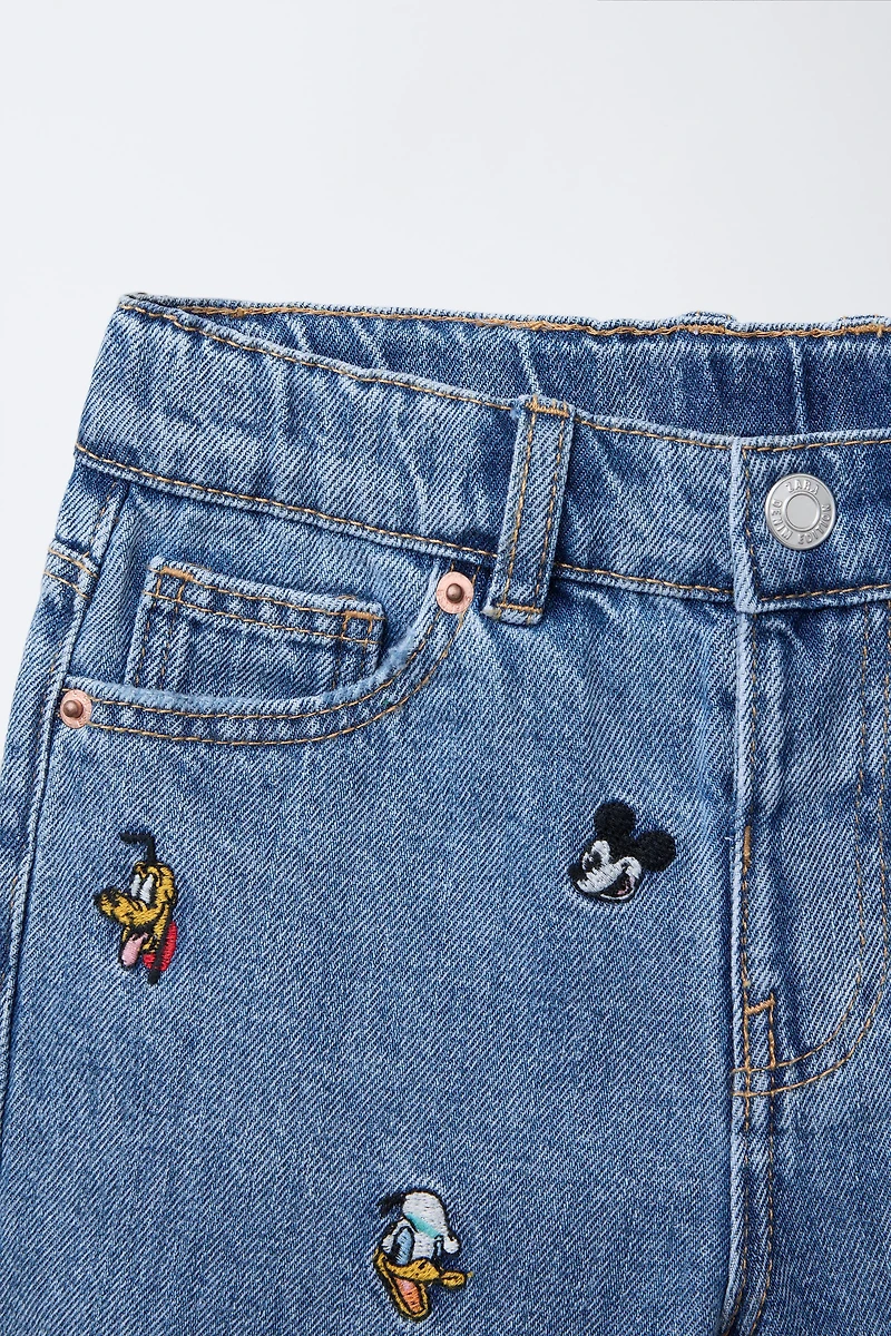 MICKEY MOUSE AND FRIENDS © DISNEY DENIM BERMUDA SHORTS