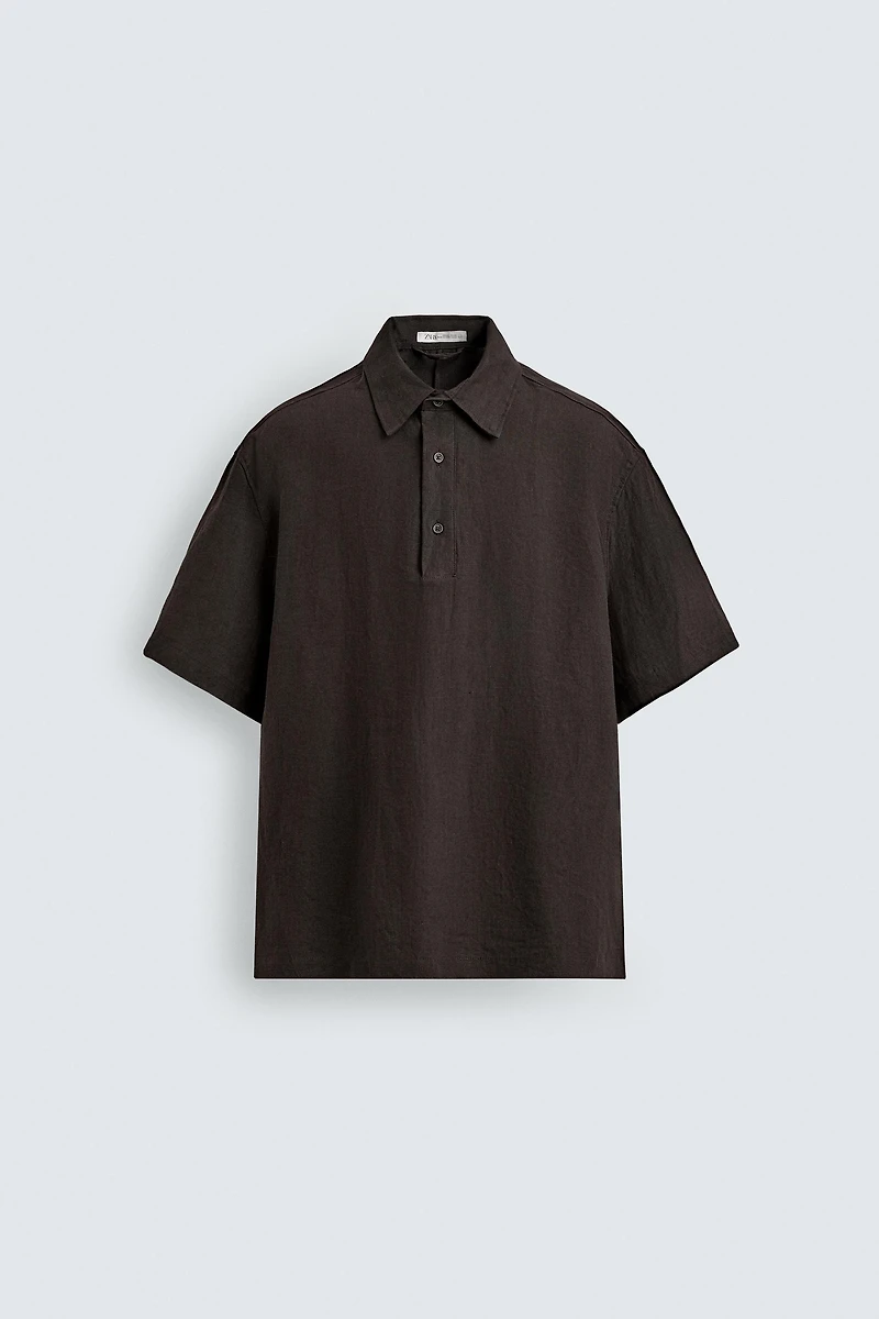 100% LINEN POLO SHIRT