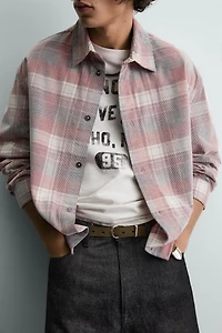 PLAID CORDUROY SHIRT