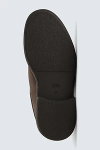 LEATHER RAISED SEAM SHOES