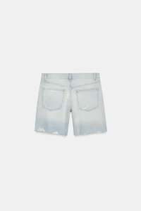 SHORT EN DENIM TRF TAILLE MOYENNE