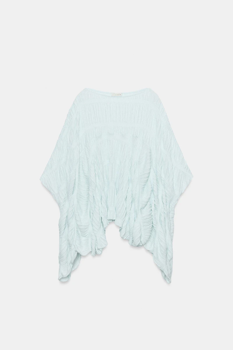 TEXTURED CAPE TOP