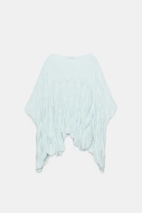 TEXTURED CAPE TOP