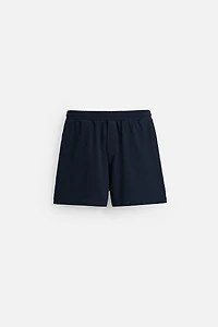 TEXTURED RELAXED FIT SHORTS