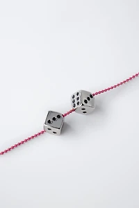 PACK OF TWO DICE AND STAR NECKLACES