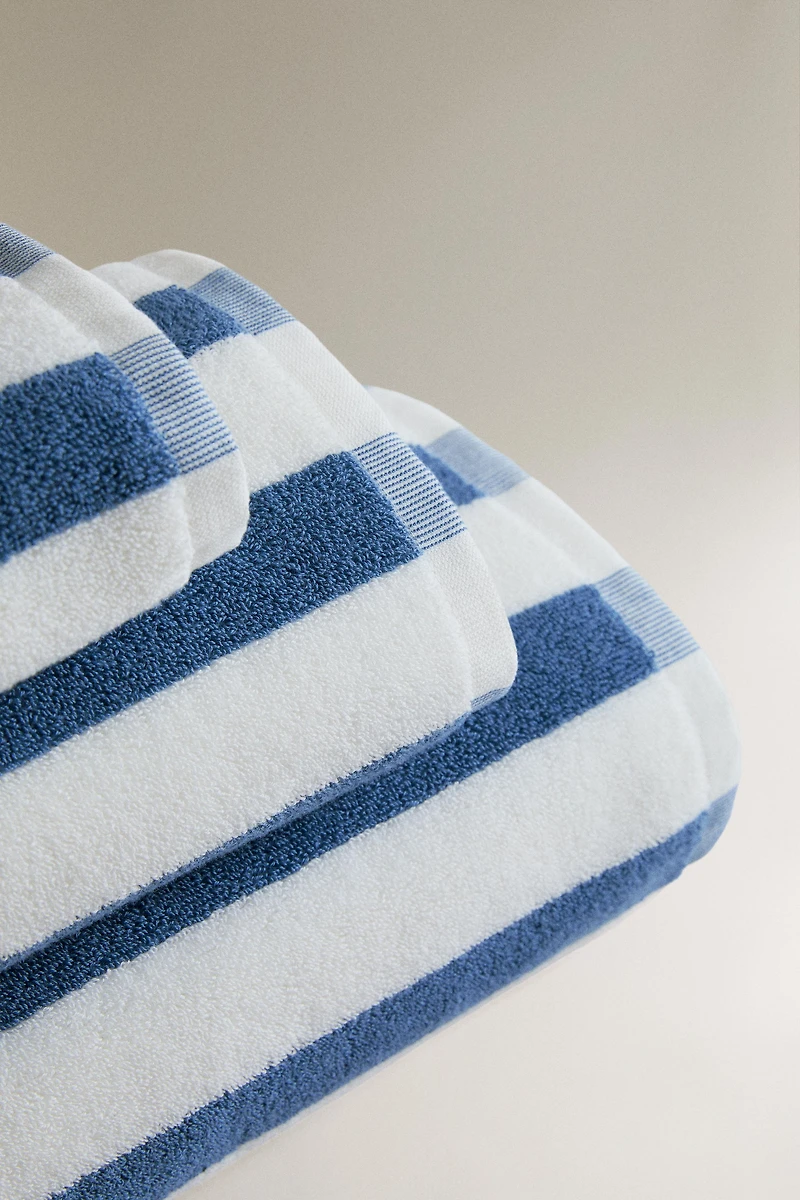 SERVIETTE DE BAIN RAYURES LARGES