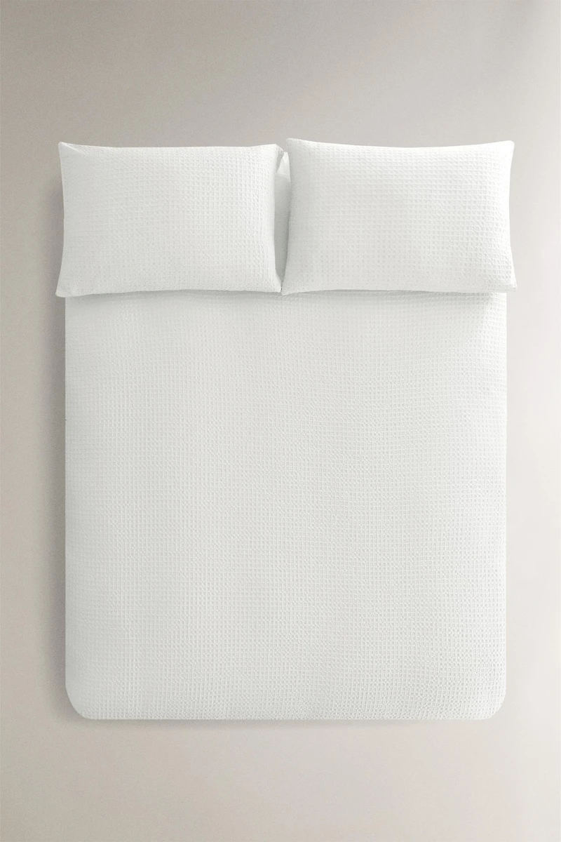 HOUSSE DE COUETTE GAUFRÉE