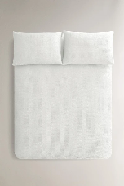 HOUSSE DE COUETTE GAUFRÉE