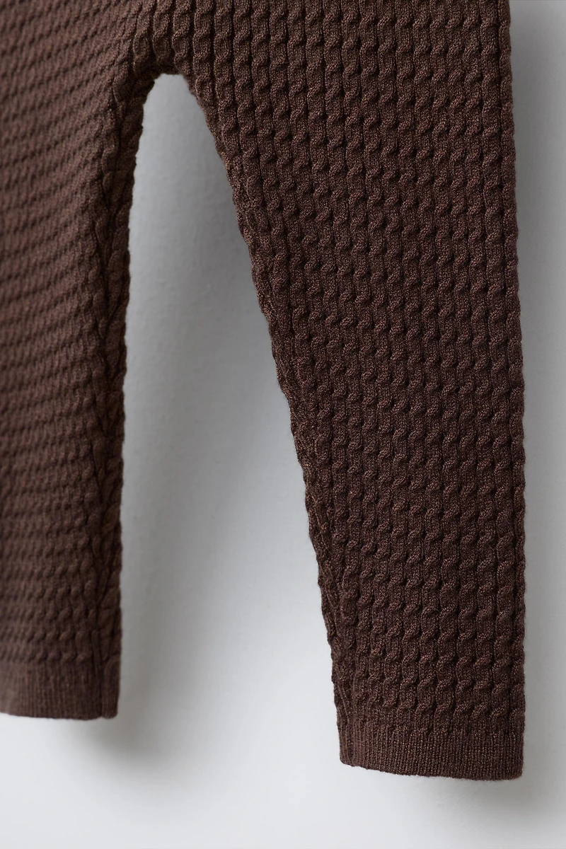 CABLE KNIT LEGGINGS