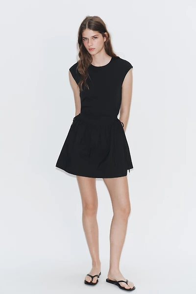 SHORT COMBINATION DRESS