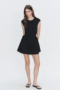SHORT COMBINATION DRESS