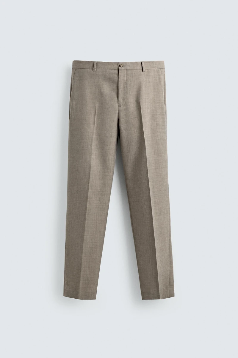 WOOL BLEND COMFORT SUIT PANTS