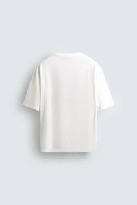 CONTRAST PRINT T-SHIRT