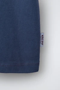 ENSEMBLE T-SHIRT ET BERMUDA À INSCRIPTION