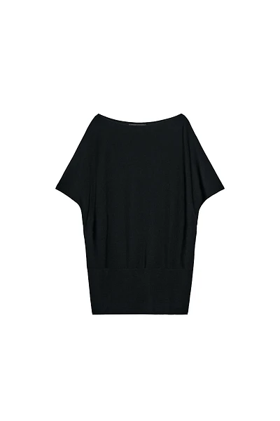 BOAT NECK KNIT TOP