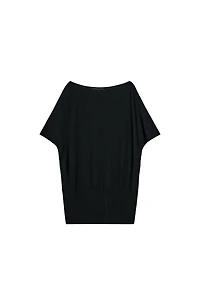 BOAT NECK KNIT TOP