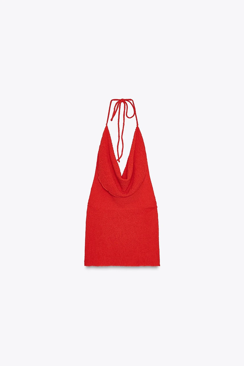 MULTI-POSITION LAYERED TEXTURED TOP