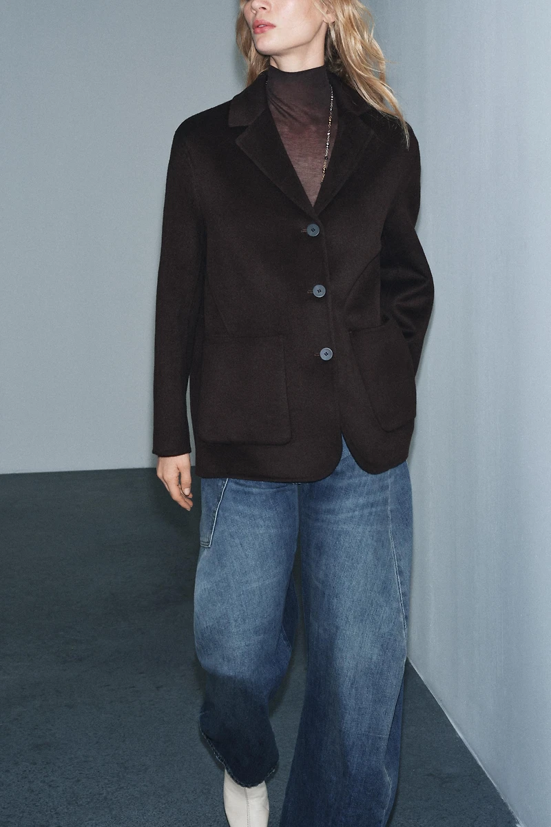 MINIMAL WOOL BLAZER ZW COLLECTION