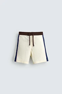 CONTRAST LONG SWIMSUIT