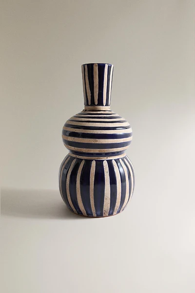 VASE DÉCORATIF EN CÉRAMIQUE FORME HULU