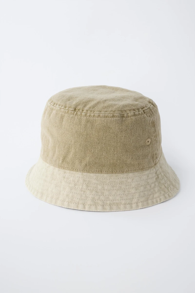 COLORBLOCK BUCKET HAT