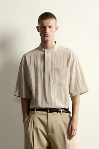 FLOWY POLO SHIRT