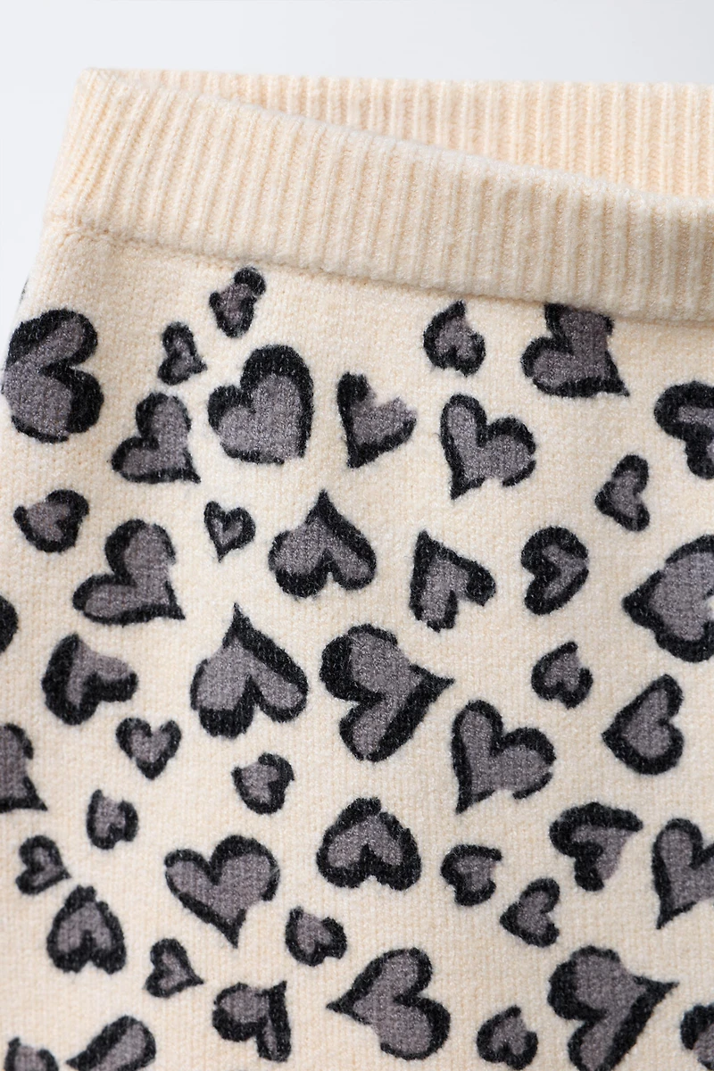 HEART KNIT SKIRT