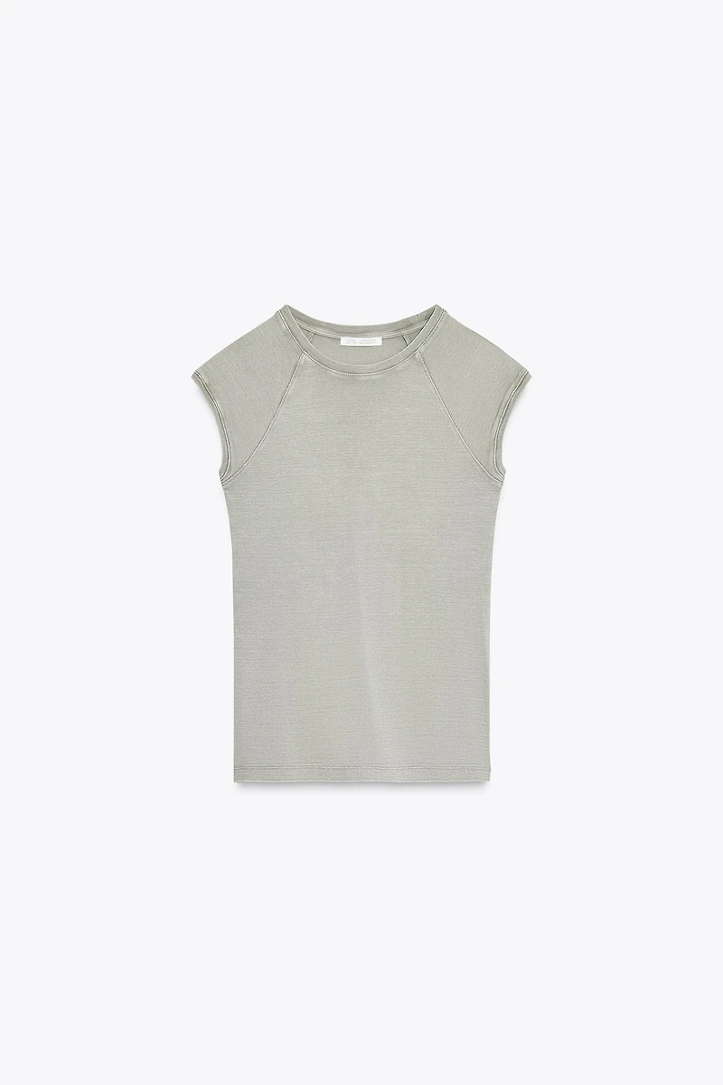 WASHED COTTON T-SHIRT