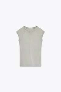 WASHED COTTON T-SHIRT