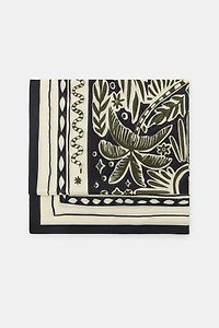 FOULARD À IMPRIMÉ EN COTON