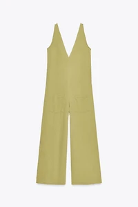 WASHED INTERLOCK JUMPSUIT