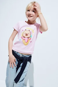CAPYBARA CAPYFUN © RIBBED T-SHIRT