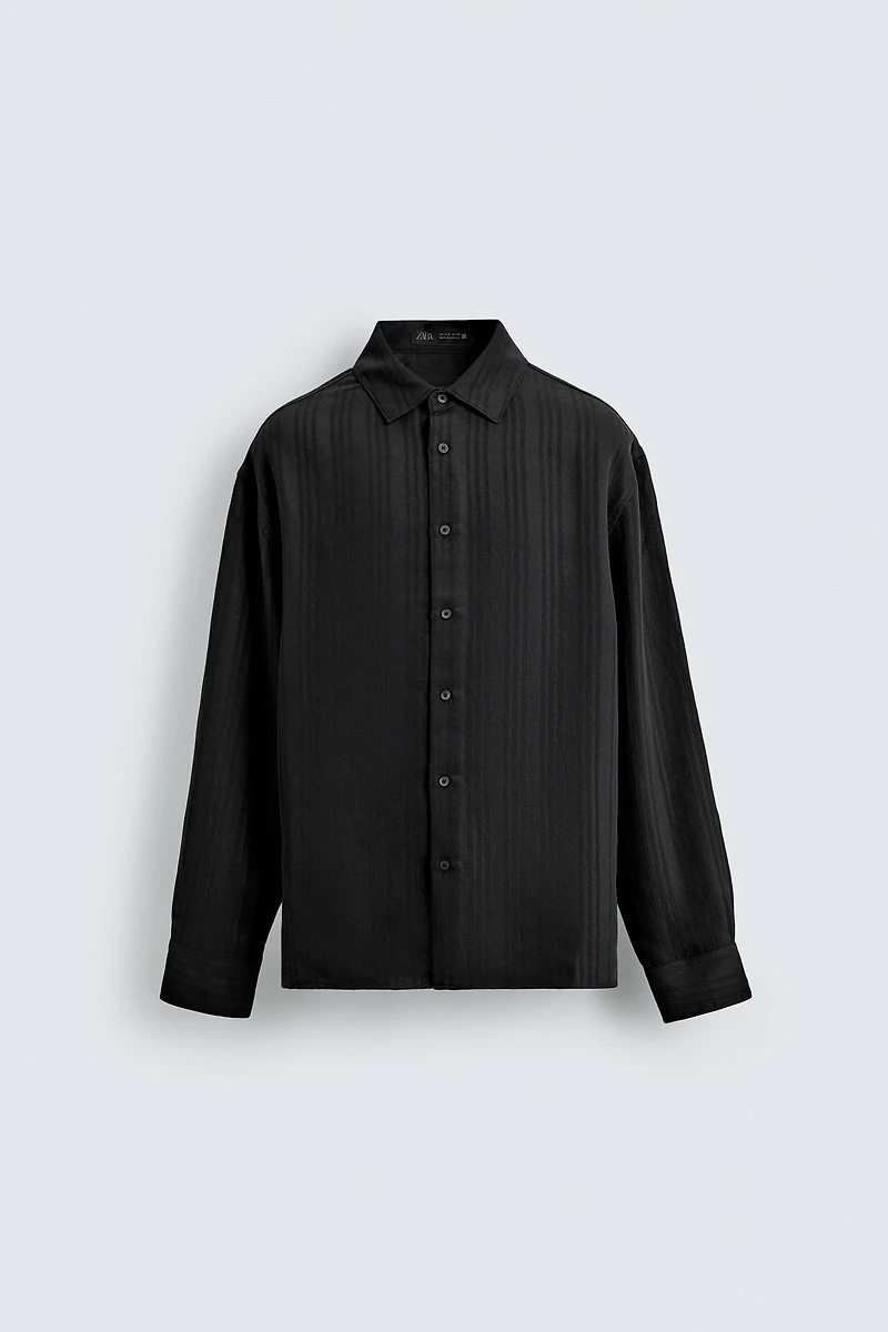 STRIPED JACQUARD SHIRT