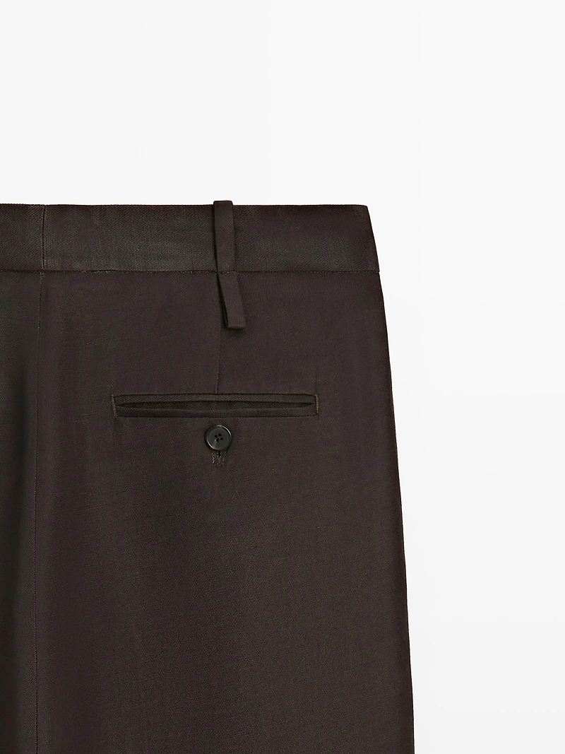 Darted trousers with belt loops - STUDIO
